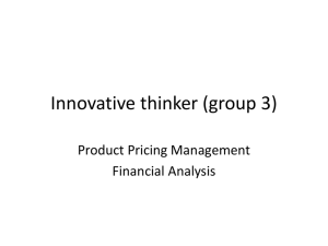Innovative thinker (group 3)