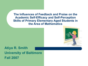 smith The Influences of Feedback and Praise