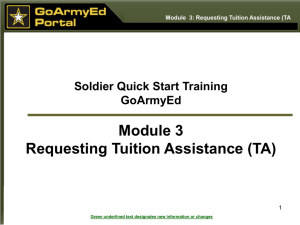 Quick Start Training