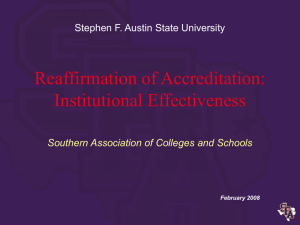 Slide 1 - Stephen F. Austin State University