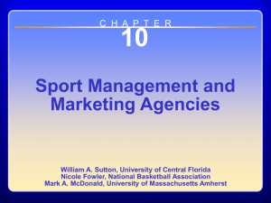 Functions of Sport Management and Marketing