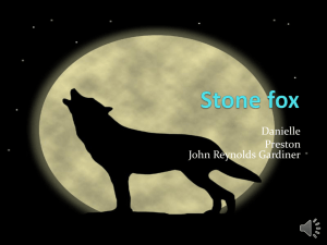 Stone Fox Power Point Book Report