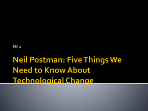 Notes on Postman Speech (With informal response prompt #2 at end)