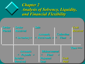 Liquidity, Solvency, & Financial Flexibility