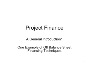 Project Finance