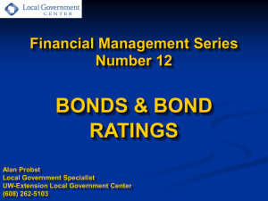 bond rating - Local Government Center