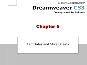 Dreamweaver Chapter 5