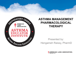 Asthma Management - American Lung Association