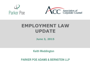 2015 Employment Law Update - Association of Corporate Counsel
