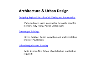 Architecture & Urban Design