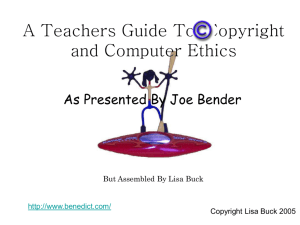 A Teachers Guide To Copyright