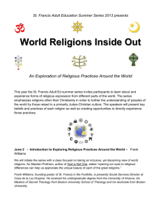 An Exploration of Religious Practices Around the World