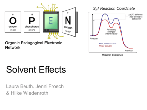 Solvent Effects