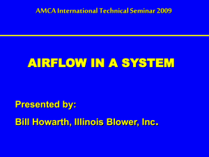 Airflow in a System - Air Movement and Control Association