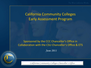 California Community Colleges (CCC)