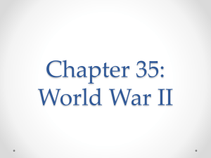 Chapter 35: World War II