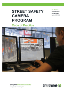 Street safety camera code of practice - City of Sydney