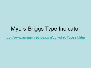 Myers-Briggs test