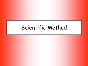 Sci. Method Review