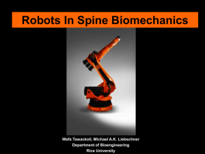 Robots in Spine Mechanics - ATI Industrial Automation