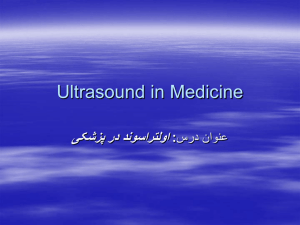 Ultrasound in Medicine1