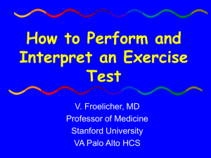 Advances in Clinical Exercise Testing Physiology