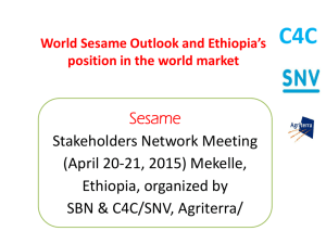 11. Positioning of Ethiopia in world market