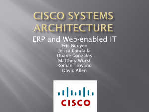 Cisco Systems Architecture