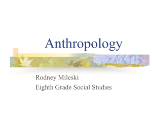 Anthropology - Wright State University