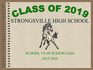 Future 9th Graders - Strongsville City Schools