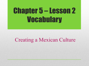Chapter 5 * Lesson 2 Vocabulary
