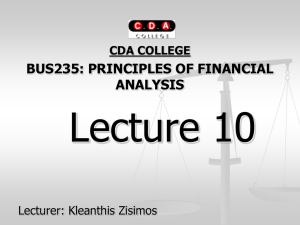 Lecture 10 - cda college