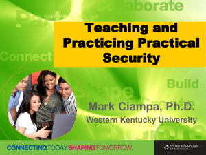 Teaching & Practicing Practical Security