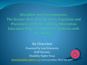 Discipline & Consequences