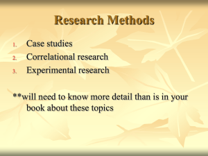 Research Methods