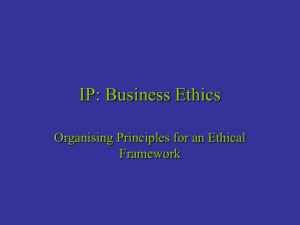 IP: Business Ethics