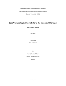 Venture Capital and the contribution to IPO