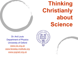 Science and Christianity: Friends or Foes?