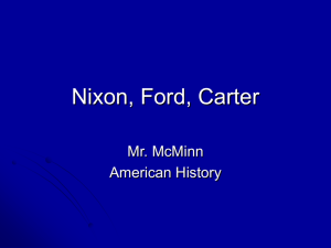 Nixon, Ford, Carter - Farmington High School