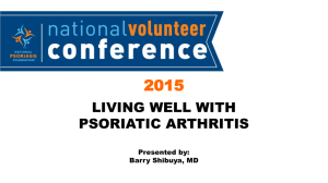 Living Well with Psoriatic Arthritis