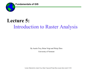 Fundamentals of GIS - University of Vermont