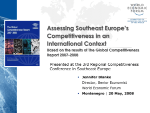 The Global Competitiveness Report 2007-2008