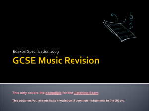 GCSE Music Revision