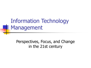 Information Technology Management