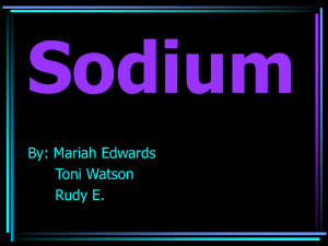 Sodium - three3amigos
