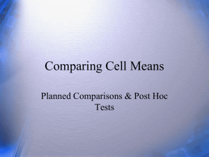 11 comparing cell means