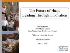 teresa06HANretreat - Haas School of Business