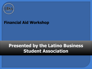 CAL-GRANT - Latino Business Student Association