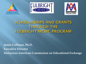 Scholarships And Grants Through The Fulbright