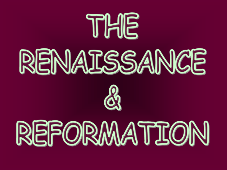 renaissance-and-reformation